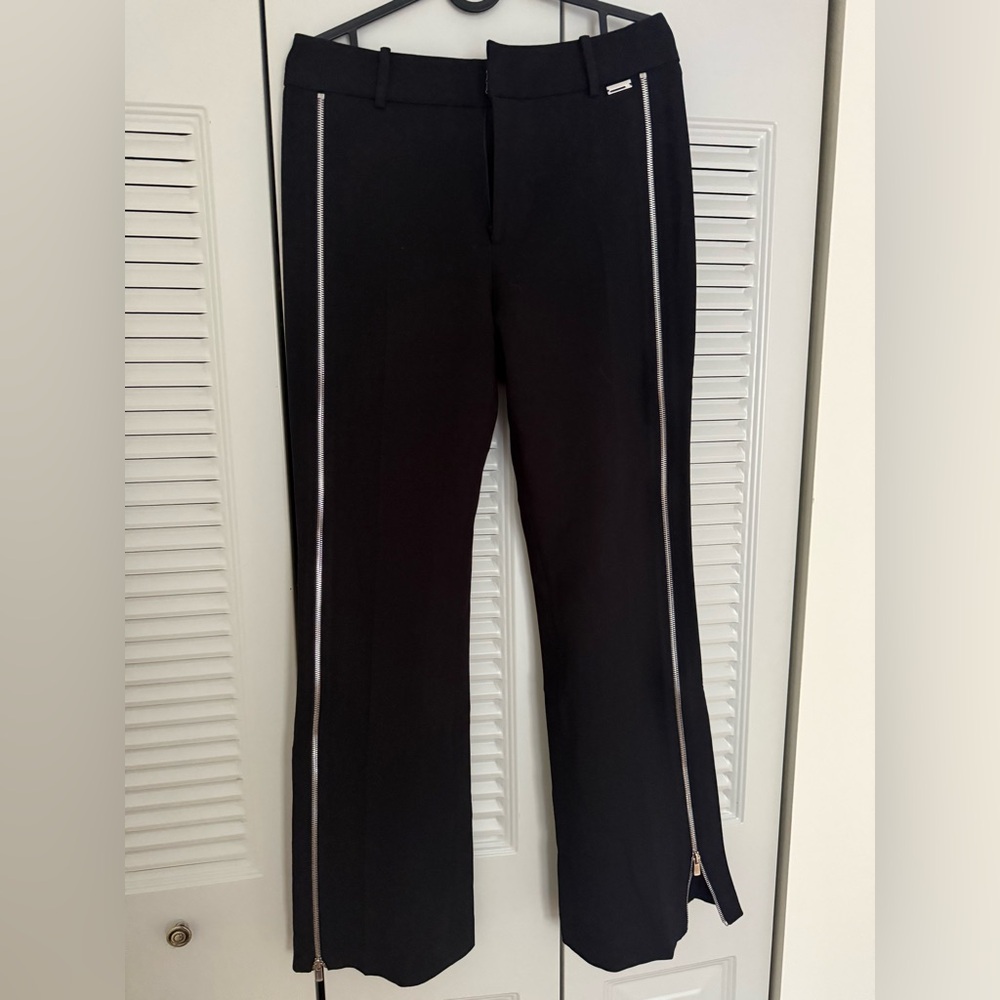 Black Women’s Pants with Side zipper